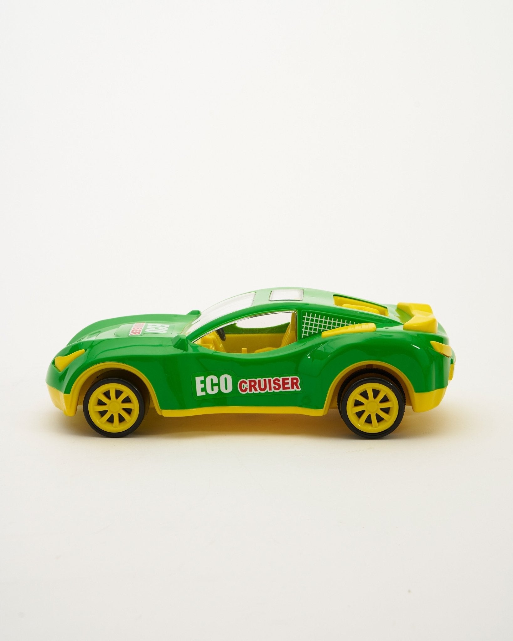 Vibrant Green Friction-Powered Eco Cruiser Toy Car for Kids Adventure
