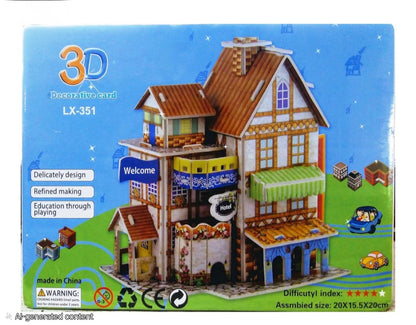 DIY 3D Cardboard Puzzle Kit