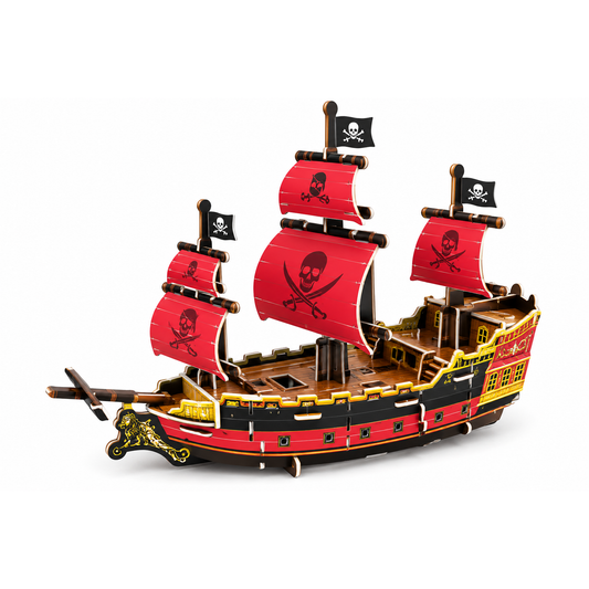 DIY 3D Cardboard Puzzle Kit (Random designs)