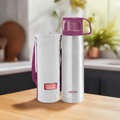 Milton Glassy Thermosteel Insulated Water Bottle