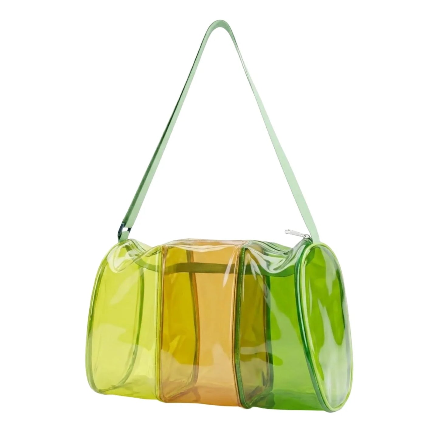 Neon Jelly Transparent Duffle Bag