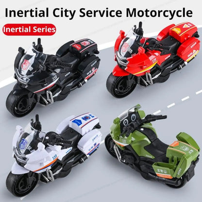 Mini Inertia Moto Bike Toy - Random