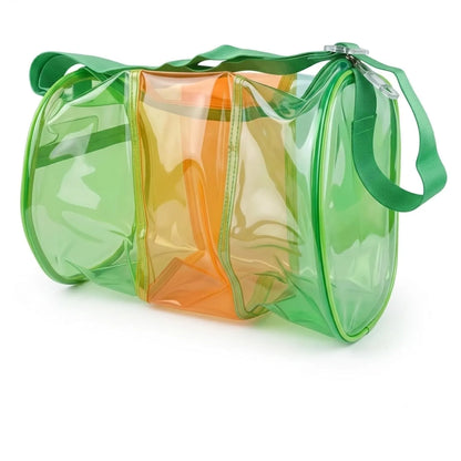 Neon Jelly Transparent Duffle Bag
