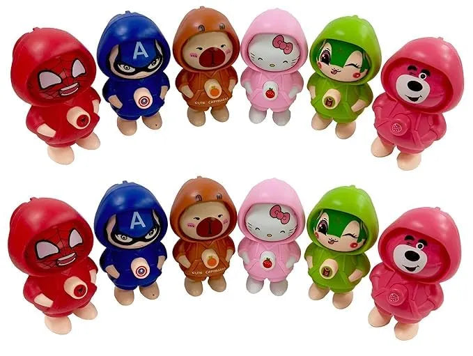 Face Changing Keychain ( Random Design )