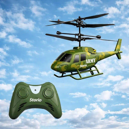 Army RC Helicopter with Infrared Induction