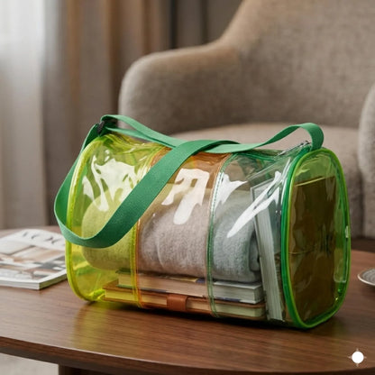 Neon Jelly Transparent Duffle Bag
