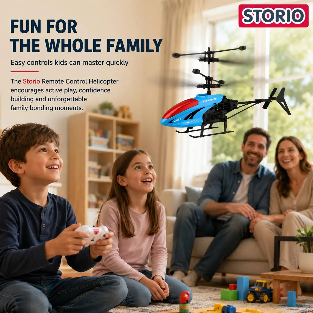 Army RC Helicopter with Infrared Induction