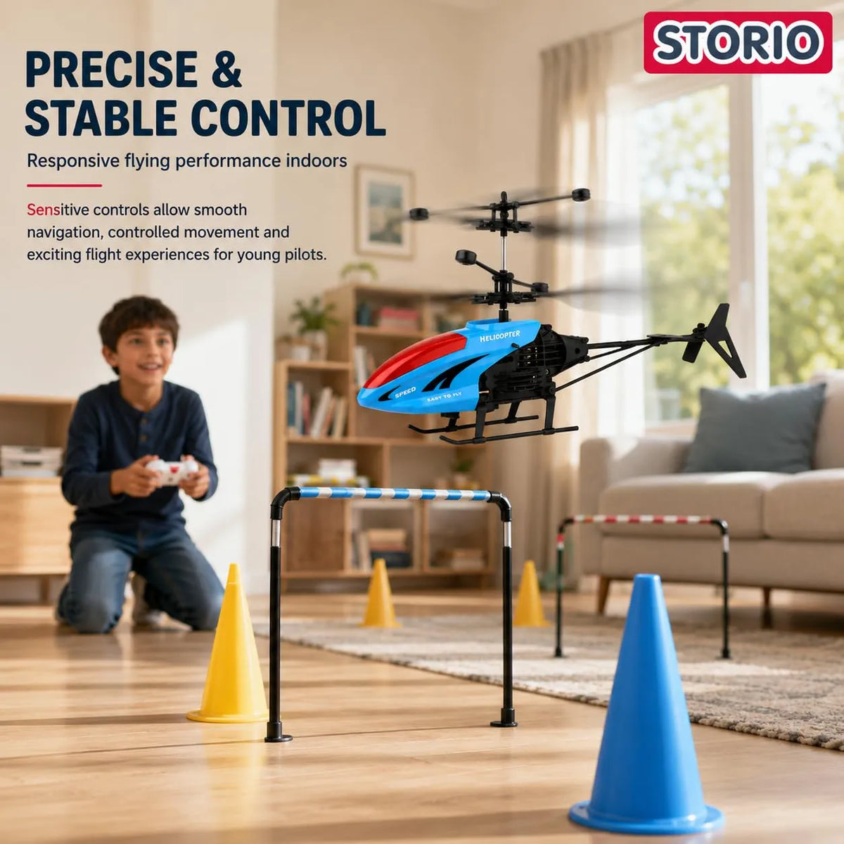 Army RC Helicopter with Infrared Induction