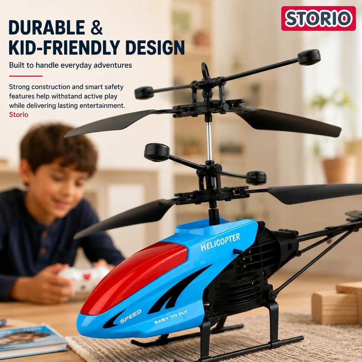 Army RC Helicopter with Infrared Induction