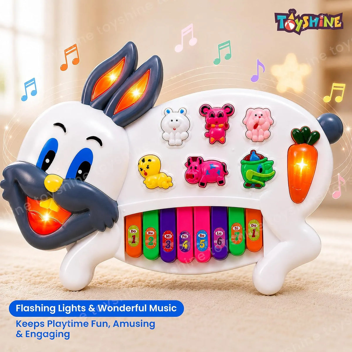 Piano Keyboard for Kids Rabbit Piano