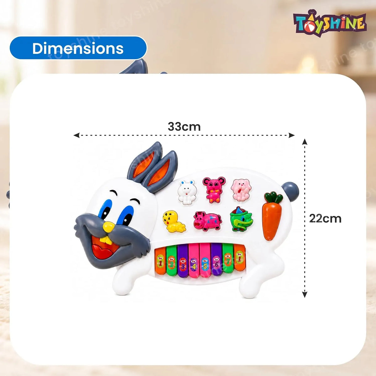 Piano Keyboard for Kids Rabbit Piano