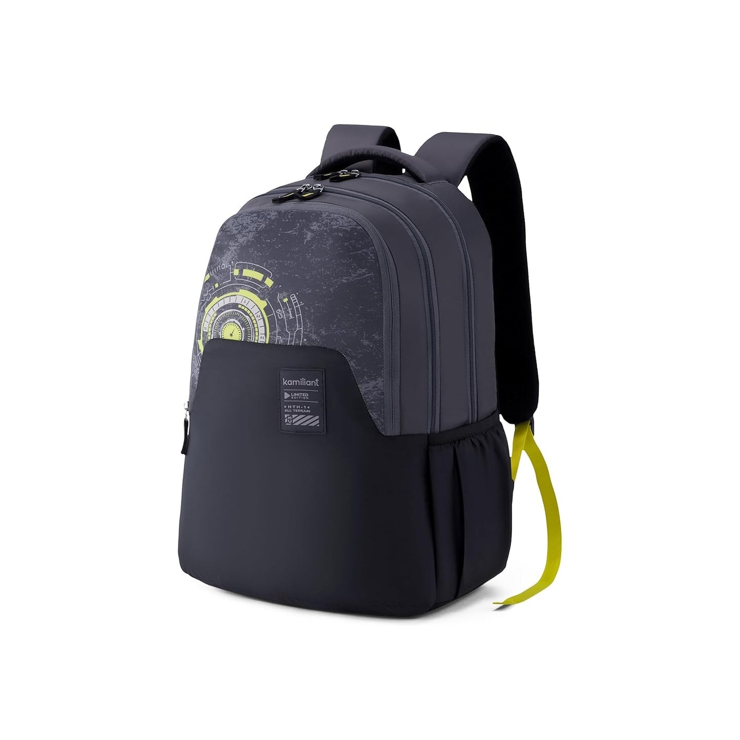 Kamiliant by American Tourister Brim Casual Backpack with 36 L Capacity, Ergonomically Designed with Bottle Holder for Men And Women with 1 Year International Warranty
