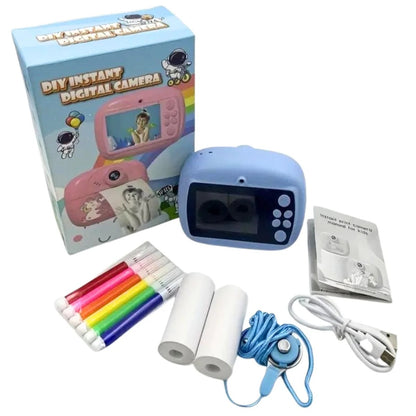 TIPTOP DIY Instant Digital Print Camera for Kids (Random colour)