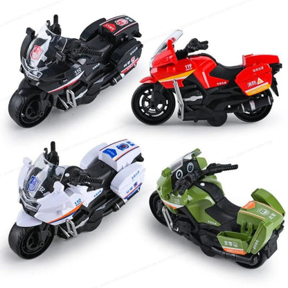 Mini Inertia Moto Bike Toy - Random