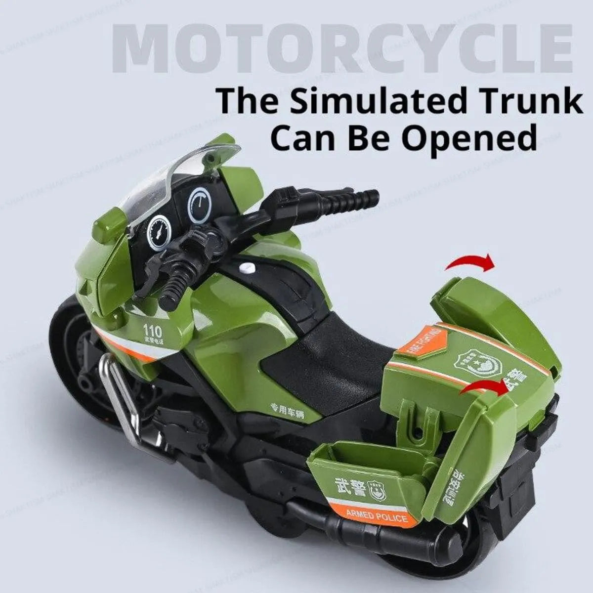 Mini Inertia Moto Bike Toy - Random