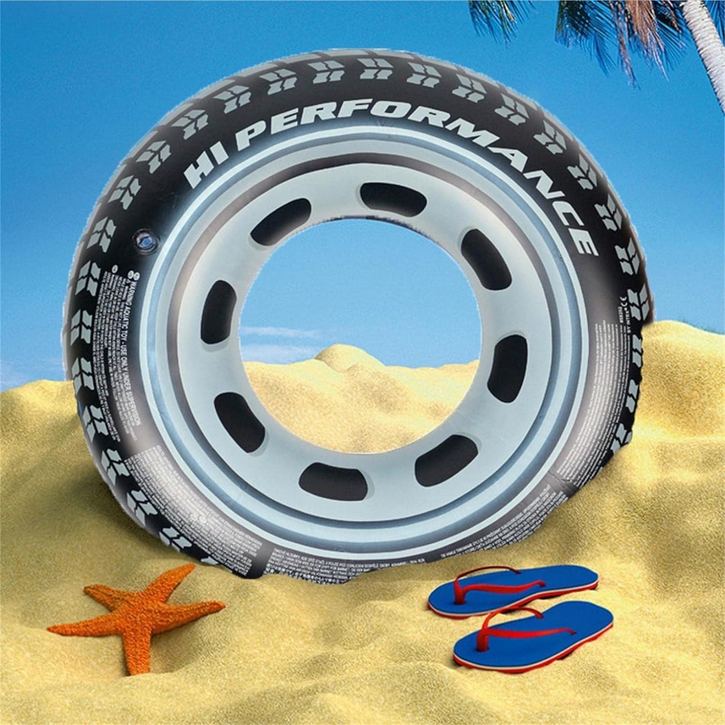 Intex Swimming Pool Tube for Big Size Tyre Wheel - Swim Tube Ring for Adult