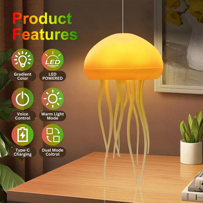 TIPTOP Jellyfish LED Night Light Lamp for Kids Room Decor
