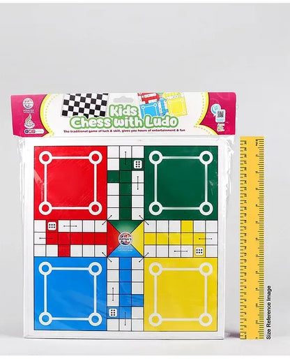 Ratnas PVC Kids Chess and Ludo Board Game Multicolour Set