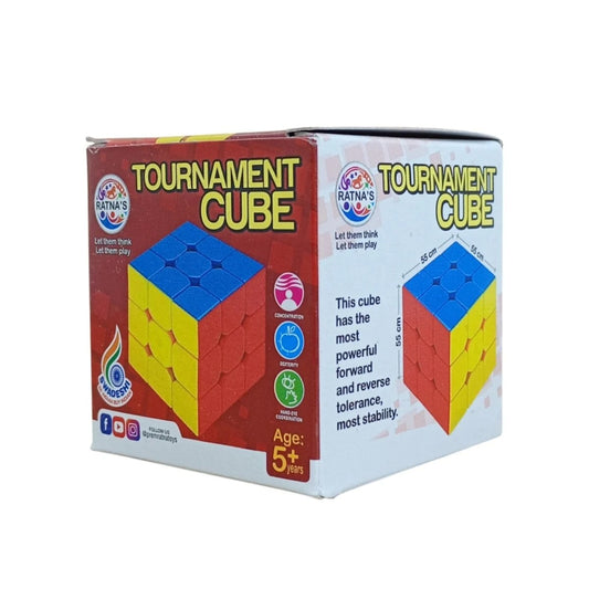 Ratna's 3x3 Tournament Cube High-Speed Puzzle For Kids 5+
