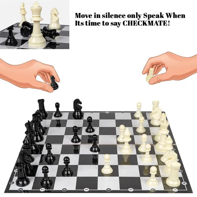 Ratna's Jumbo Champion Chess Board Game for Kids 7+ Years