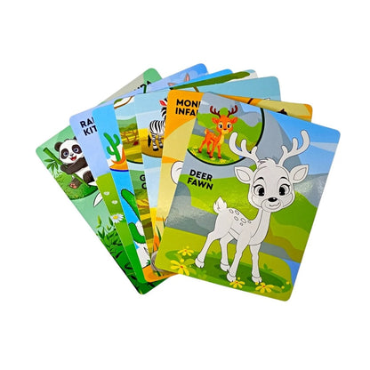 Ratna's Reusable Animals Colouring Kit with Wipe-Clean Markers for Kids