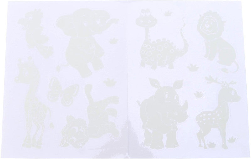 5 in Jungle Glow in the Dark Wall and Ceiling Stickers