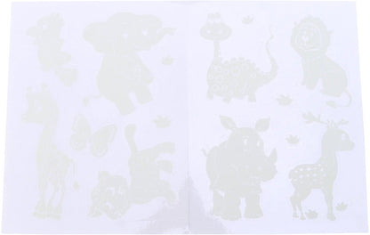 5 in Jungle Glow in the Dark Wall and Ceiling Stickers