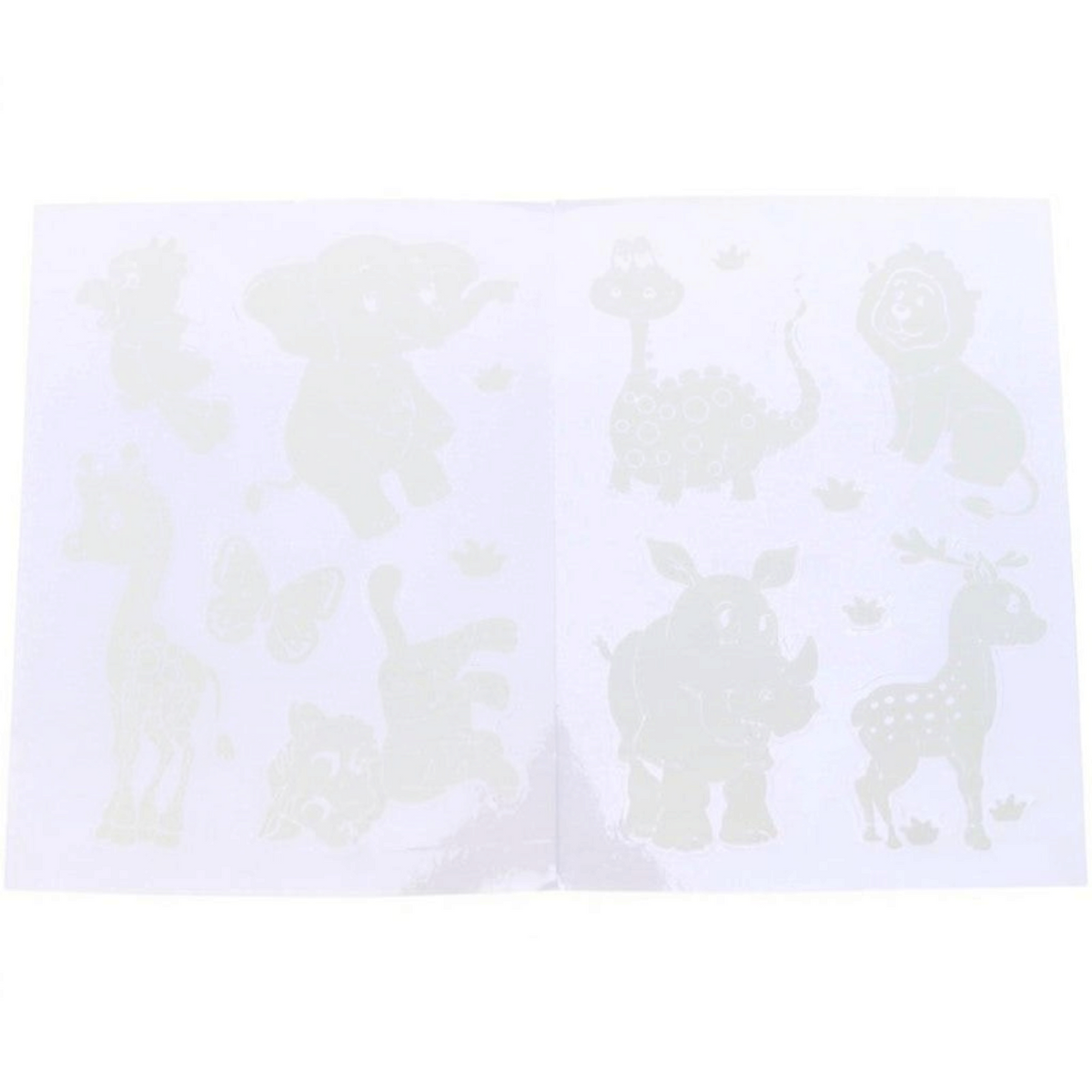 5 in Jungle Glow in the Dark Wall and Ceiling Stickers