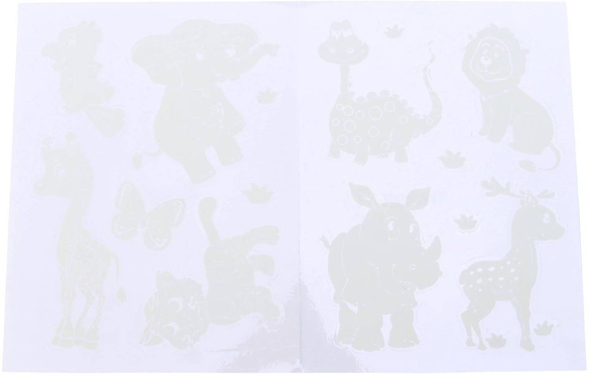 5 in Jungle Glow in the Dark Wall and Ceiling Stickers
