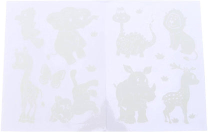 5 in Jungle Glow in the Dark Wall and Ceiling Stickers
