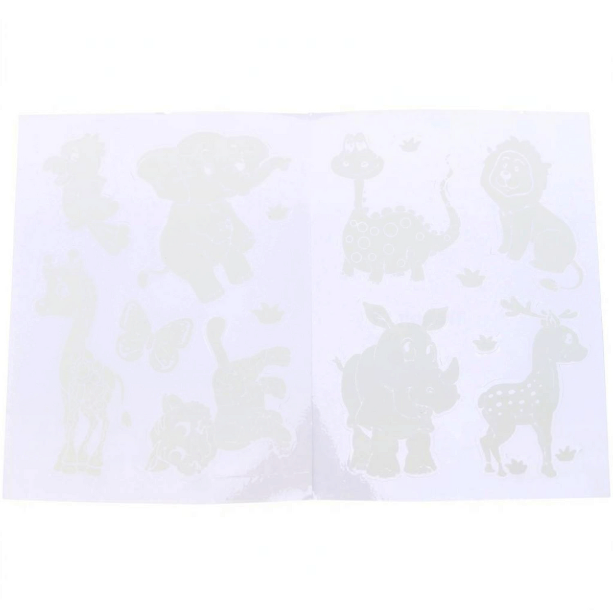 5 in Jungle Glow in the Dark Wall and Ceiling Stickers