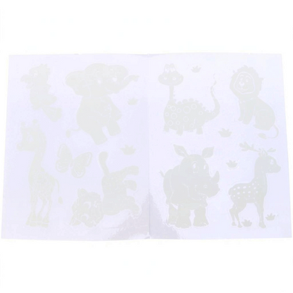 5 in Jungle Glow in the Dark Wall and Ceiling Stickers