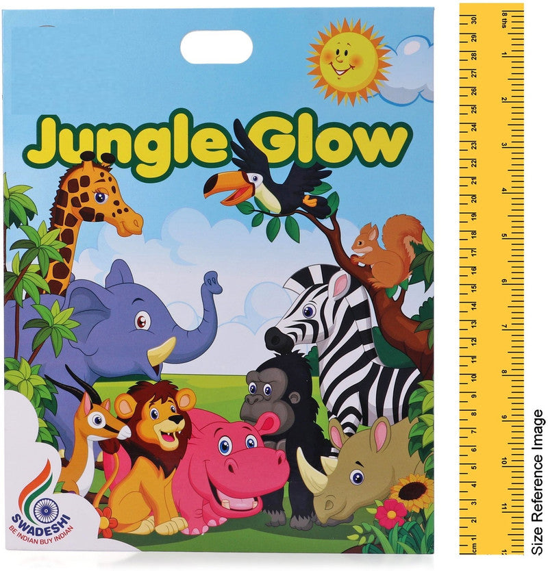 5 in Jungle Glow in the Dark Wall and Ceiling Stickers