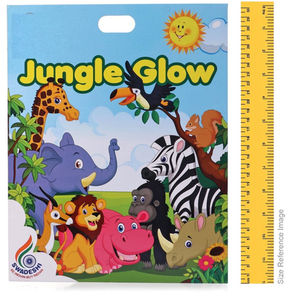 5 in Jungle Glow in the Dark Wall and Ceiling Stickers