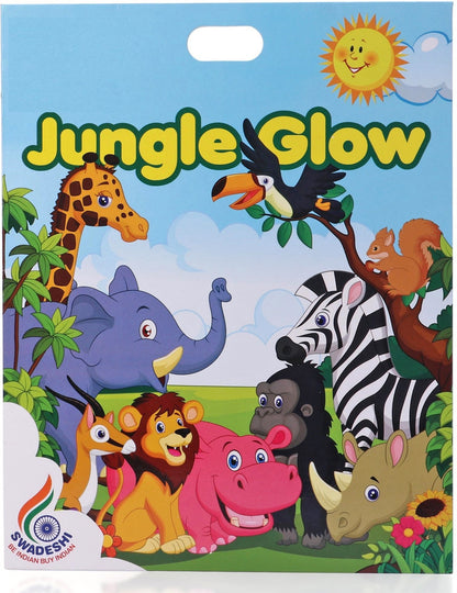 5 in Jungle Glow in the Dark Wall and Ceiling Stickers