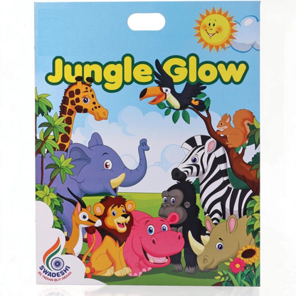 5 in Jungle Glow in the Dark Wall and Ceiling Stickers
