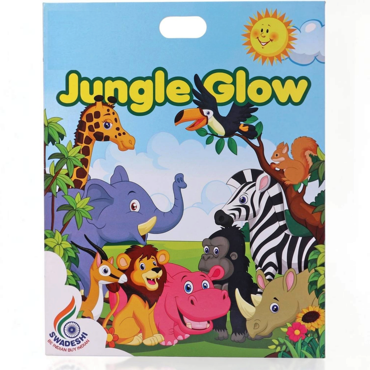 5 in Jungle Glow in the Dark Wall and Ceiling Stickers
