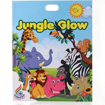 5 in Jungle Glow in the Dark Wall and Ceiling Stickers
