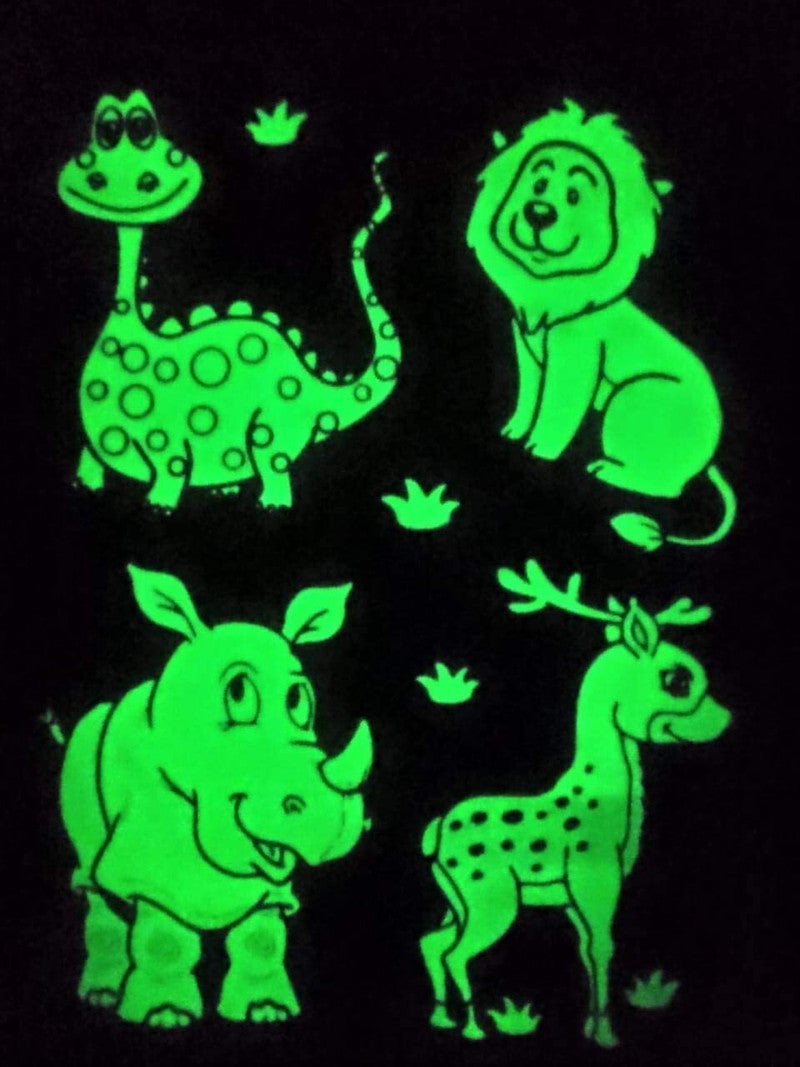 5 in Jungle Glow in the Dark Wall and Ceiling Stickers