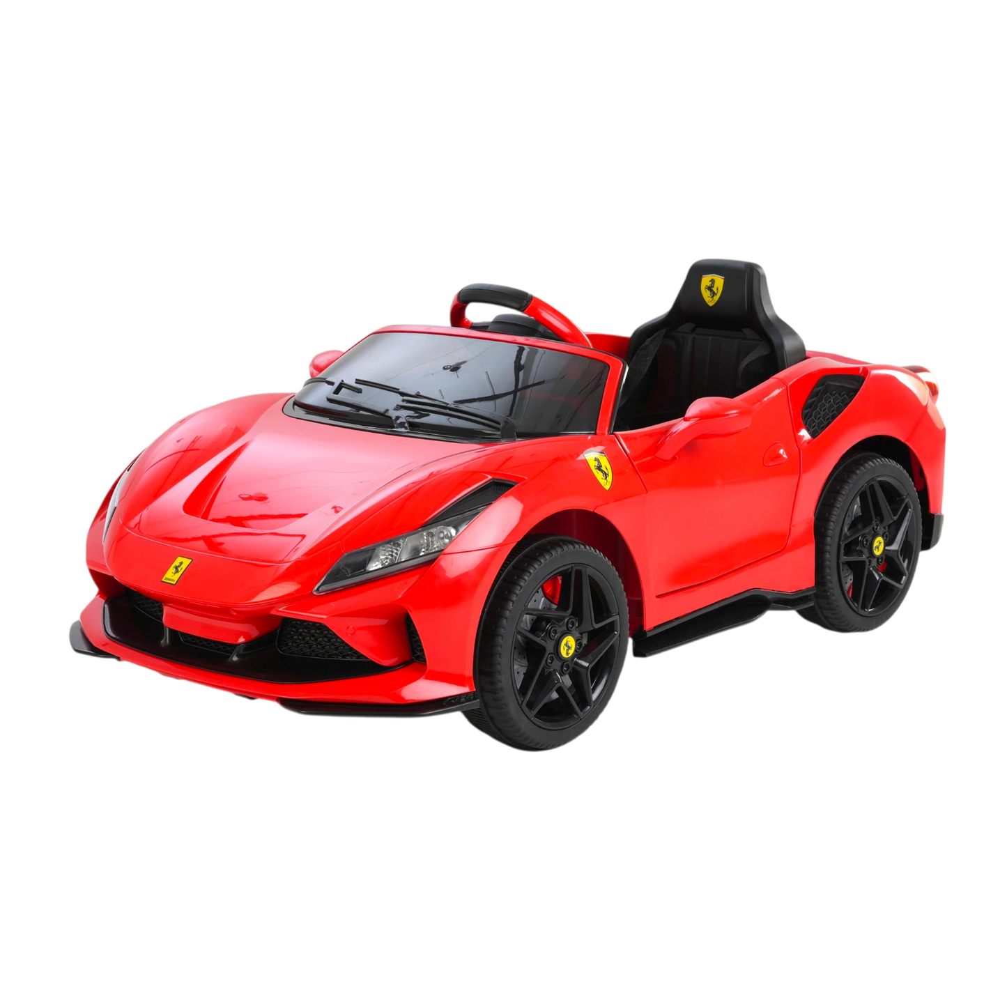 Toy House Battery Operated Ride-On Car for Kids - Red