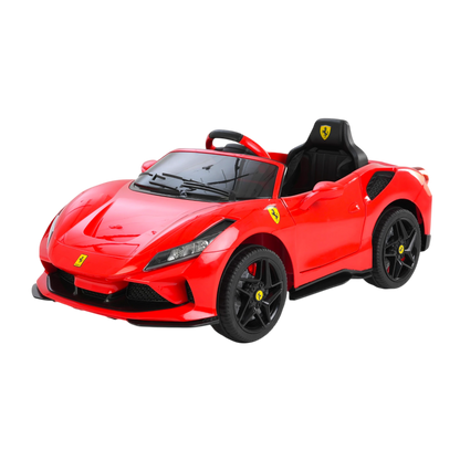 Toy House Battery Operated Ride-On Car for Kids - Red