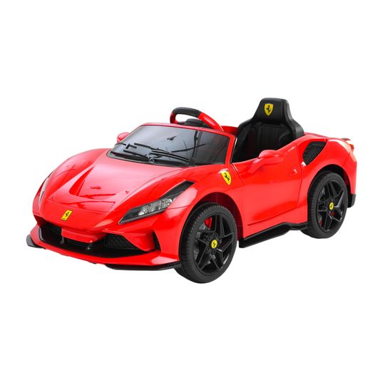 Toy House Battery Operated Ride-On Car for Kids Age 2 to 7 - C001-Red