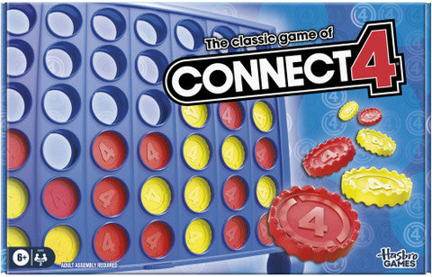 Hasbro Gaming Classic Connect 4 Strategy Board Game for Kids, 2 Players