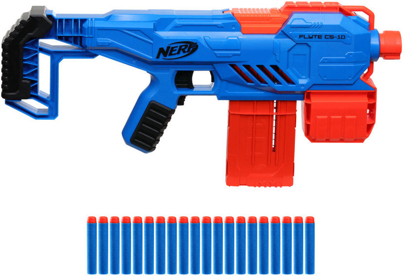 Nerf Alpha Strike Flyte CS-10 Motorized Blaster 10-Dart Clip 20 Darts