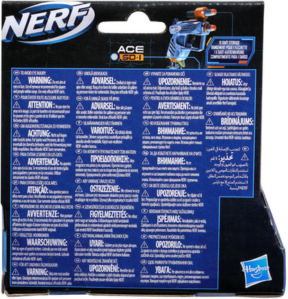 Nerf Elite 2.0 Ace SD-1 Blaster with 2 Official Darts & Storage