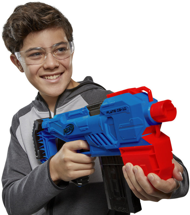 Nerf Alpha Strike Flyte CS-10 Motorized Blaster 10-Dart Clip 20 Darts