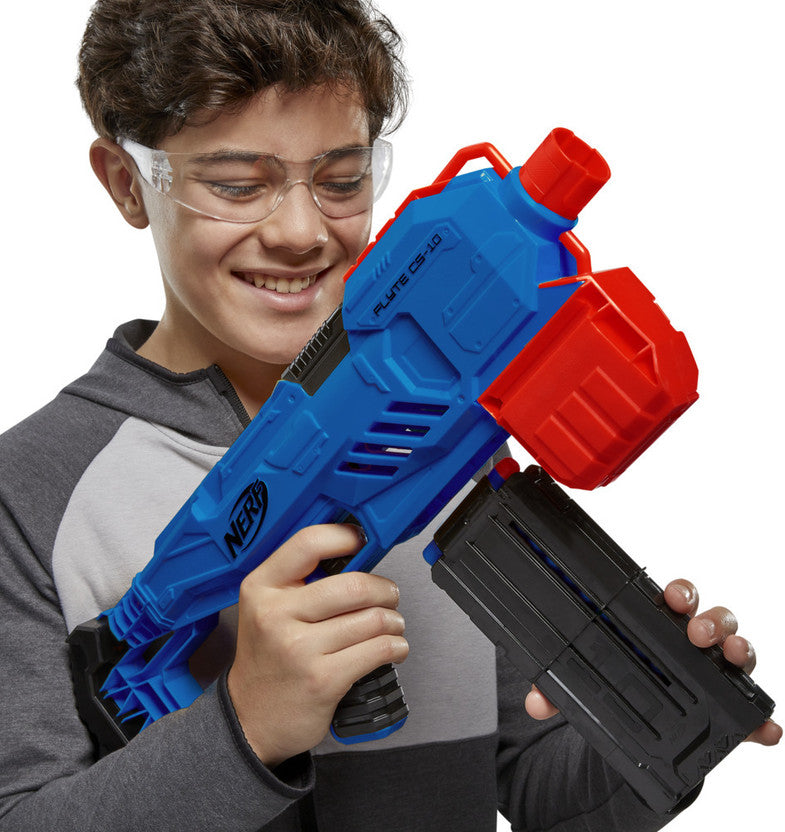 Nerf Alpha Strike Flyte CS-10 Motorized Blaster 10-Dart Clip 20 Darts