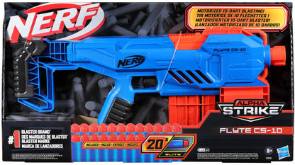 Nerf Alpha Strike Flyte CS-10 Motorized Blaster 10-Dart Clip 20 Darts