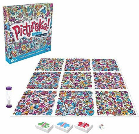 Hasbro Gaming Pictureka! Visual Seek & Find Fast-Paced Family Board Game