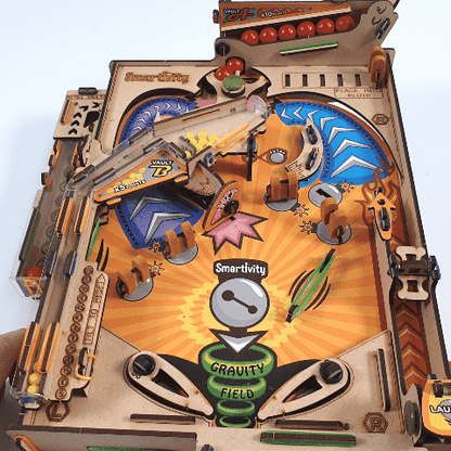 Build Your Own Wooden Pinball Machine: DIY STEM Kit for Kids 8+